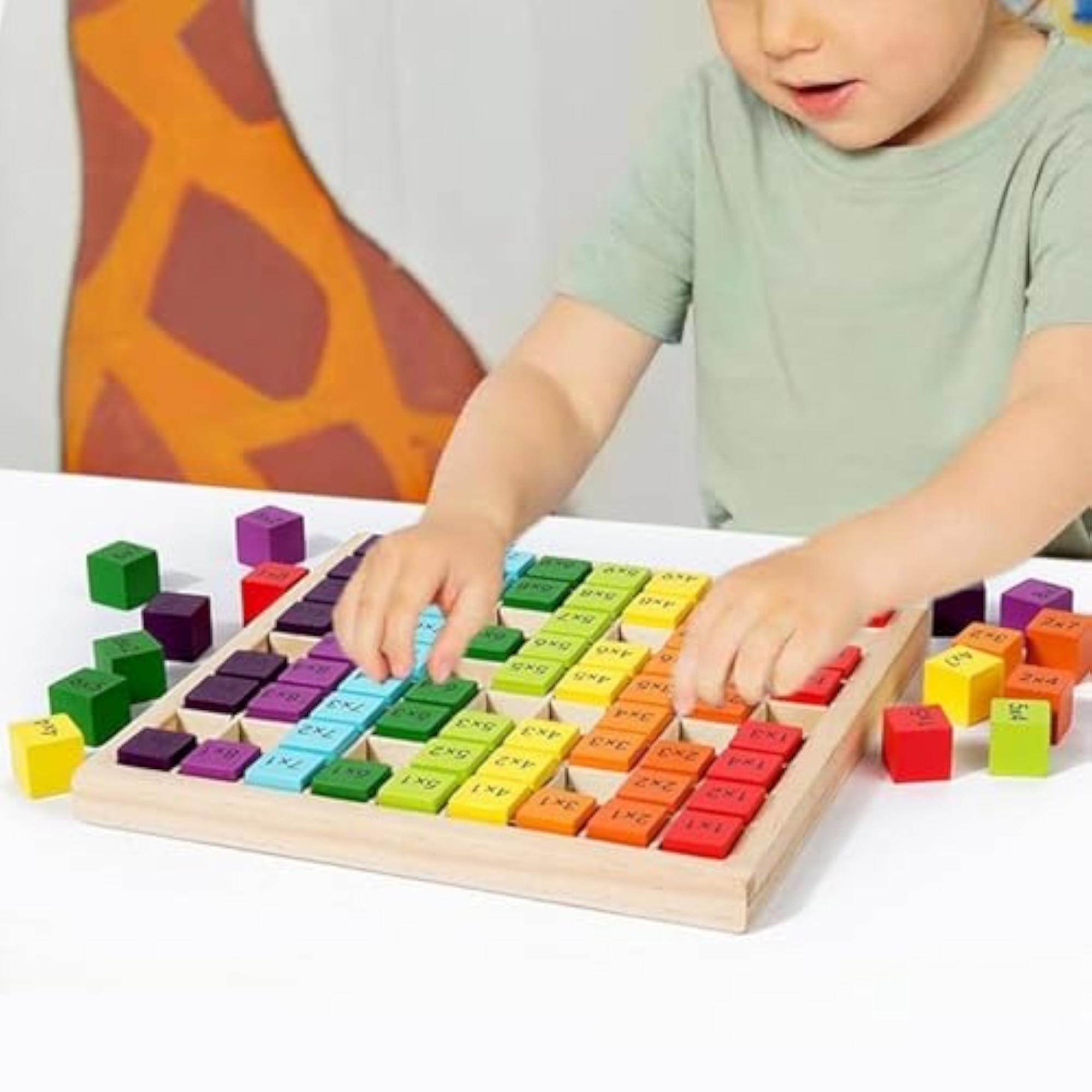 Montessori Multiplication Board Game for Children